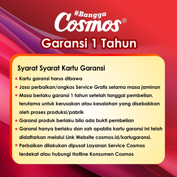 VC019 - Cosmos Kipas Angin Stand Fan 16-SDB