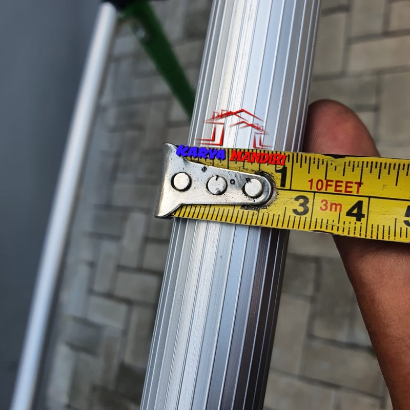 FS007 - JUMBO - Jemuran Baju Super Jumbo Aluminium Warna RAINBOW 180 CM