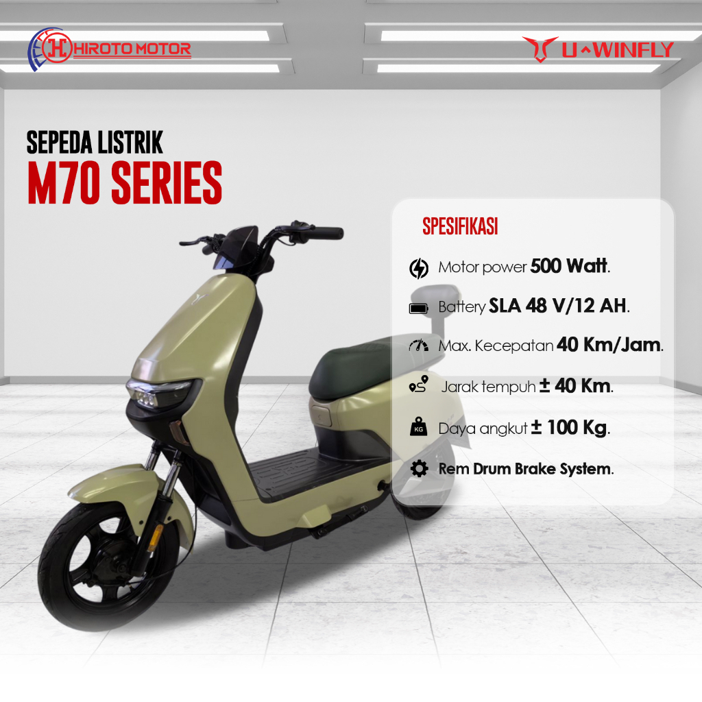SL002 - Uwinfly M70 Sepeda Listrik
