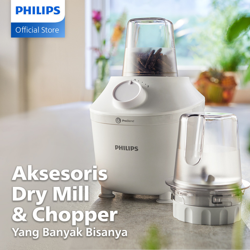 FR047 - Blender Philips Plastik 1 Liter - 3000 series HR2042