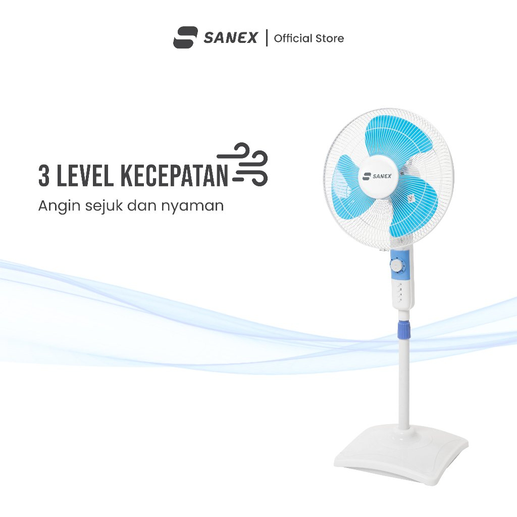VC021 - SANEX Kipas Angin Standing Berdiri 16 Inch FS-2216