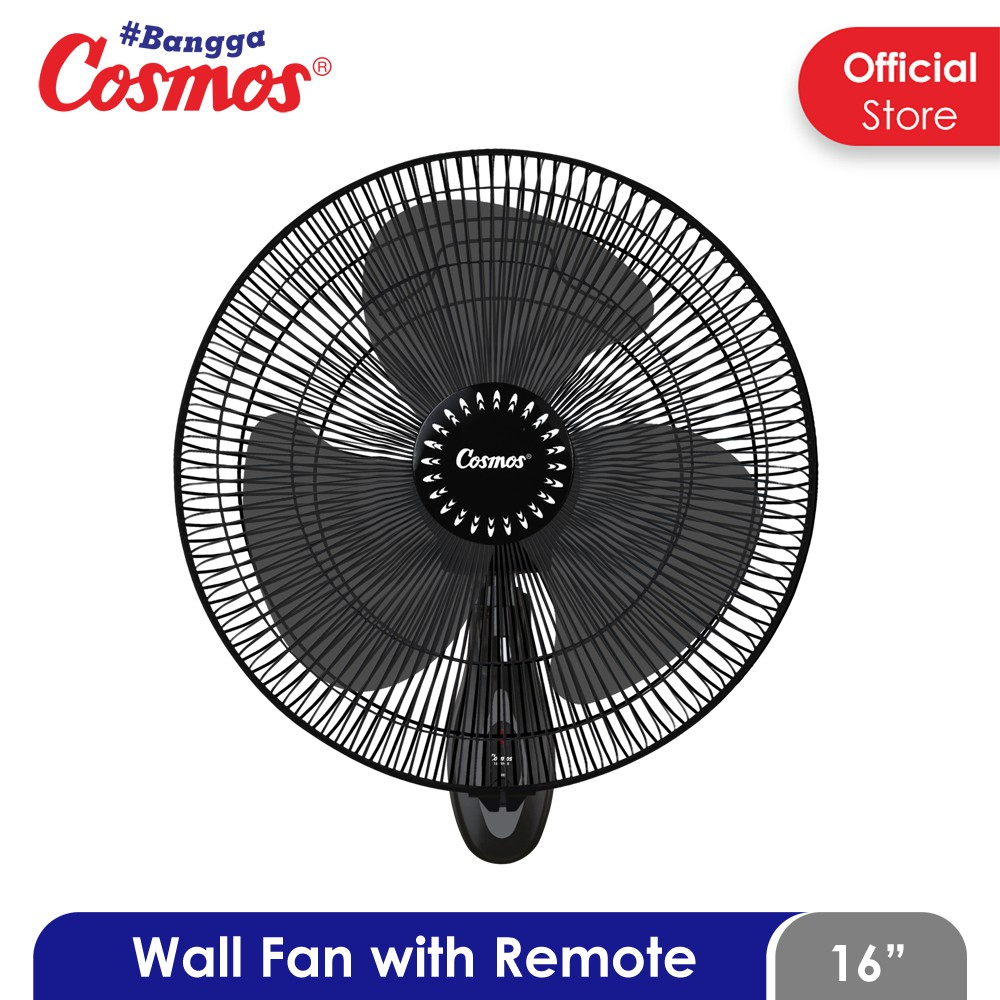 VC020 - Cosmos Kipas Angin Wall Fan 16-WFGR (remote)