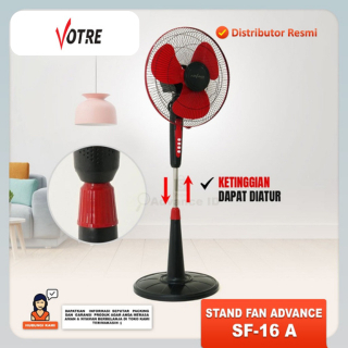 VC023 - VOTRE Kipas Angin Standfan 16" SF-16A Advance Digitals