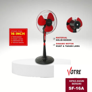 VC023 - VOTRE Kipas Angin Standfan 16" SF-16A Advance Digitals