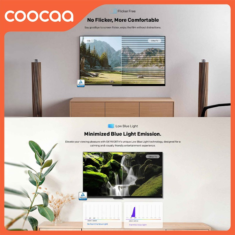 VT008 - COOCAA TV 50 inch Y65 - 4K GOOGLE TV - Dolby Audio