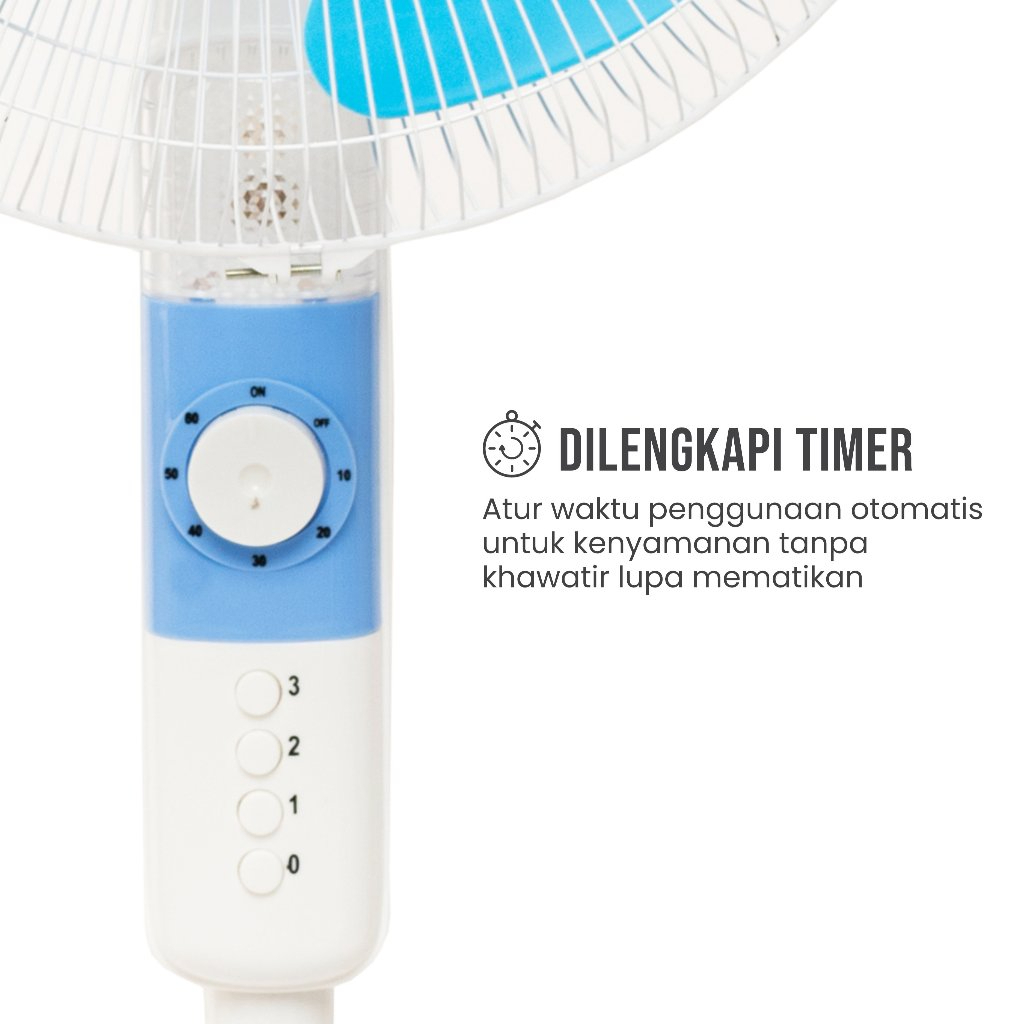 VC021 - SANEX Kipas Angin Standing Berdiri 16 Inch FS-2216